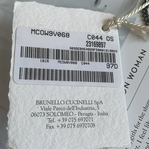 🔥❤️🔥 Brunello Cucinelli Monili Chain Beaded Necklace W/Sparkly Pendant 🔥❤️🔥 - Picture 9 of 13